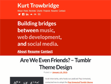 Tablet Screenshot of kurttrowbridge.com